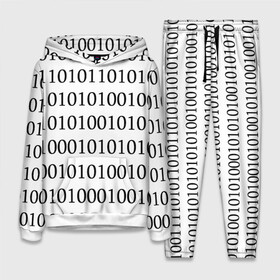 Женский костюм 3D (с толстовкой) с принтом 101 в городе Новоалтайск,  |  | 101 | binary code | machine language | programming | двоичный код | программирования