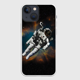 Чехол для iPhone 13 mini с принтом Космонавт в космосе в городе Новоалтайск,  |  | cosmonavt | galaxy | nasa | nebula | space | star | абстракция | астронавт | вселенная | галактика | звезда | звезды | космический | космонавт | наса | планеты | скафандр