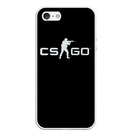 Чехол для iPhone 5/5S матовый с принтом Футболка CS:GO в городе Новоалтайск, Силикон | Область печати: задняя сторона чехла, без боковых панелей | counter strike | cs go | cs:go | кс го