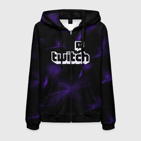 Мужская толстовка 3D на молнии с принтом Twitch в городе Новоалтайск, 100% полиэстер | длина до линии бедра, манжеты и пояс оформлены мягкой тканевой резинкой, двухслойный капюшон со шнурком для регулировки, спереди молния, по бокам два кармана | buster | evelone | twitch | бустер | бустеренко | киберспорт | стрим | стример | твитч | твич | эвелон