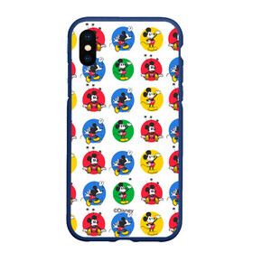 Чехол для iPhone XS Max матовый с принтом Mickey Mouse в городе Новоалтайск, Силикон | Область печати: задняя сторона чехла, без боковых панелей | disney | mickey mouse | дисней | микки маус | мышонок микки | уолт дисней