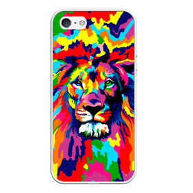 Чехол для iPhone 5/5S матовый с принтом Лев Artistic Art в городе Новоалтайск, Силикон | Область печати: задняя сторона чехла, без боковых панелей | king | lion | neon | африка | голова | граффити | грива | дикий | животные | зверь | зодиак | картина | король | краски | красочный | лев | львенок | львиное | львица | неон | неоновые | радуга | радужный | рисунок