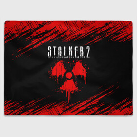 Плед 3D с принтом STALKER 2 / СТАЛКЕР 2 в городе Новоалтайск, 100% полиэстер | закругленные углы, все края обработаны. Ткань не мнется и не растягивается | biohazard | chernobyl | cnfkrth | logo | radiation | s.t.a.l.k.e.r. | s.t.a.l.k.e.r.2 | stalker | stalker2 | биохазард | игра | игры | лого | логотип | логотипы | радиация | с.т.а.л.к.е.р | с.т.а.л.к.е.р.2 | символ | сталкер | сталкер2 | черн