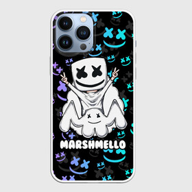 Чехол для iPhone 13 Pro Max с принтом MARSHMELLO в городе Новоалтайск,  |  | Тематика изображения на принте: dj | marshmello | marshmellow | usa | америка | клуб | клубная музыка | мармело | маршмелло | маршмеллоу | музыка | музыкант