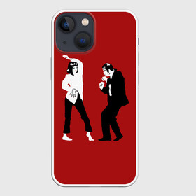 Чехол для iPhone 13 mini с принтом Криминальное чтиво в городе Новоалтайск,  |  | fiction | pulp | актеры | америка | бандиты | боевик | винсент | девушка | девяностые | джулс | друзья | знаменитости | комедия | криминал | лихие | любовь | люди | пара | парень | персонажи | преступники