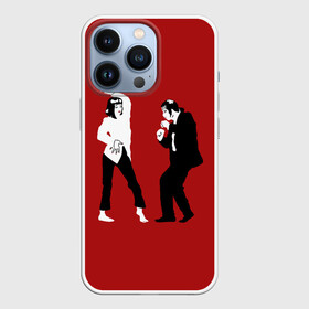 Чехол для iPhone 13 Pro с принтом Криминальное чтиво в городе Новоалтайск,  |  | fiction | pulp | актеры | америка | бандиты | боевик | винсент | девушка | девяностые | джулс | друзья | знаменитости | комедия | криминал | лихие | любовь | люди | пара | парень | персонажи | преступники