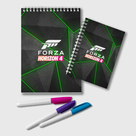 Блокнот с принтом Forza Horizon 4 Hi-tech в городе Новоалтайск, 100% бумага | 48 листов, плотность листов — 60 г/м2, плотность картонной обложки — 250 г/м2. Листы скреплены удобной пружинной спиралью. Цвет линий — светло-серый
 | 4 | forza | gamer | games | horizon | racing | ultimate | гонки | форза