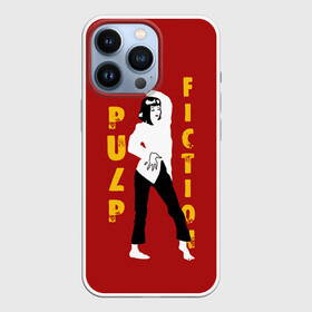 Чехол для iPhone 13 Pro с принтом Pulp Fiction в городе Новоалтайск,  |  | Тематика изображения на принте: актеры | бандиты | боевик | бульварное | винсент | герои | девяностые | джулс | знаменитости | кинофильм | комедия | криминал | криминальное | лихие | логотип | миа | персонажи | преступники | ретро