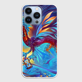 Чехол для iPhone 13 Pro с принтом Blue Dragon в городе Новоалтайск,  |  | drag | dragon | арт | динамическое | дракон | красивое | фантастика