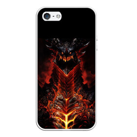 Чехол для iPhone 5/5S матовый с принтом Hydro Dragons в городе Новоалтайск, Силикон | Область печати: задняя сторона чехла, без боковых панелей | drag | dragon | арт | динамическое | динозавр | дракон | красивое | фантастика