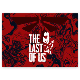 Поздравительная открытка с принтом THE LAST OF US в городе Новоалтайск, 100% бумага | плотность бумаги 280 г/м2, матовая, на обратной стороне линовка и место для марки
 | abstract | cicadas | fireflies | naughty dog | the last of us | the last of us part 2 | абстракция | джоэл | надпись | последние из нас | цикады | элли