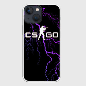 Чехол для iPhone 13 mini с принтом COUNTER STRIKE в городе Новоалтайск,  |  | counter strike | cs go | global offensive | игра | игры | компьютерные | контер страйк | коунтер страйк | кс го | молния | цс го