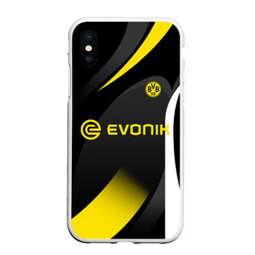 Чехол для iPhone XS Max матовый с принтом BORUSSIA DORTMUND в городе Новоалтайск, Силикон | Область печати: задняя сторона чехла, без боковых панелей | 09 | borussia | borussia dortmund | bvb | bvb 09 | dortmund | fc | football club | sport | боруссия | дортмунд | спортивные | униформа | фирменые цвета | фк | футбольный клуб