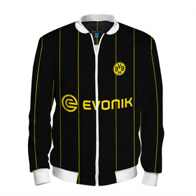 Мужской бомбер 3D с принтом BORUSSIA DORTMUND в городе Новоалтайск, 100% полиэстер | застегивается на молнию, по бокам два кармана без застежек, по низу бомбера и на воротнике - эластичная резинка | 09 | borussia | borussia dortmund | bvb | bvb 09 | dortmund | fc | football club | sport | боруссия | дортмунд | спортивные | униформа | фирменые цвета | фк | футбольный клуб
