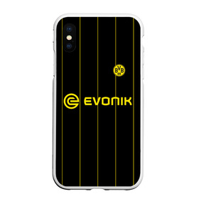 Чехол для iPhone XS Max матовый с принтом BORUSSIA DORTMUND в городе Новоалтайск, Силикон | Область печати: задняя сторона чехла, без боковых панелей | 09 | borussia | borussia dortmund | bvb | bvb 09 | dortmund | fc | football club | sport | боруссия | дортмунд | спортивные | униформа | фирменые цвета | фк | футбольный клуб