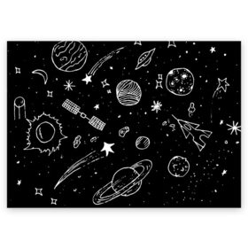Поздравительная открытка с принтом Cosmos в городе Новоалтайск, 100% бумага | плотность бумаги 280 г/м2, матовая, на обратной стороне линовка и место для марки
 | comet | cosmos | moon | planet | satellite | saturn | space | star | weightlessness | звезда | комета | космос | луна | невесомость | планета | сатурн | спутник