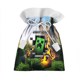 Подарочный 3D мешок с принтом MINECRAFT / МАЙНКРАФТ в городе Новоалтайск, 100% полиэстер | Размер: 29*39 см | craft | creeper | dungeon | dungeons | earth | game | logo | mine | minecraft | minecraft dungeons | mobile | online | дунгеонс | земля | зомби | игра | крипер | лого | майкрафт | майнкрафт | онлайн | подземелье