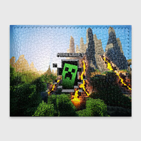 Обложка для студенческого билета с принтом MINECRAFT   МАЙНКРАФТ в городе Новоалтайск, натуральная кожа | Размер: 11*8 см; Печать на всей внешней стороне | Тематика изображения на принте: craft | creeper | dungeon | dungeons | earth | game | logo | mine | minecraft | minecraft dungeons | mobile | online | дунгеонс | земля | зомби | игра | крипер | лого | майкрафт | майнкрафт | онлайн | подземелье