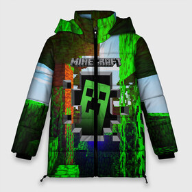 Женская зимняя куртка 3D с принтом MINECRAFT МАЙНКРАФТ в городе Новоалтайск, верх — 100% полиэстер; подкладка — 100% полиэстер; утеплитель — 100% полиэстер | длина ниже бедра, силуэт Оверсайз. Есть воротник-стойка, отстегивающийся капюшон и ветрозащитная планка. 

Боковые карманы с листочкой на кнопках и внутренний карман на молнии | craft | creeper | dungeon | dungeons | earth | game | logo | mine | minecraft | minecraft dungeons | mobile | online | дунгеонс | земля | зомби | игра | крипер | лого | майкрафт | майнкрафт | онлайн | подземелье