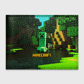 Обложка для студенческого билета с принтом MINECRAFT   МАЙНКРАФТ КРИПЕР в городе Новоалтайск, натуральная кожа | Размер: 11*8 см; Печать на всей внешней стороне | Тематика изображения на принте: craft | creeper | dungeon | dungeons | earth | game | logo | mine | minecraft | minecraft dungeons | mobile | online | дунгеонс | земля | зомби | игра | крипер | лого | майкрафт | майнкрафт | онлайн | подземелье