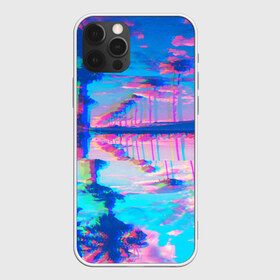 Чехол для iPhone 12 Pro Max с принтом ГАВАЙИ ГЛИТЧ в городе Новоалтайск, Силикон |  | abstract | abstraction | geometry | line | pattern | psy | абстрактный | абстракция | геометрия | краски | кубики | линии | неоновые | неоновый | психоделика | текстура