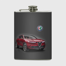 Фляга с принтом Alfa Romeo в городе Новоалтайск, металлический корпус | емкость 0,22 л, размер 125 х 94 мм. Виниловая наклейка запечатывается полностью | alfa romeo | car | italy | prestige | автомобиль | альфа ромео | италия | престиж