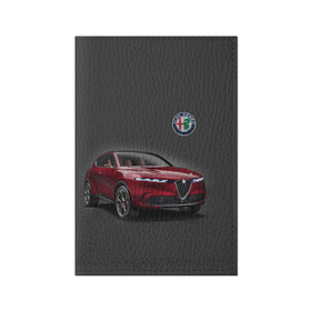 Обложка для паспорта матовая кожа с принтом Alfa Romeo в городе Новоалтайск, натуральная матовая кожа | размер 19,3 х 13,7 см; прозрачные пластиковые крепления | alfa romeo | car | italy | prestige | автомобиль | альфа ромео | италия | престиж