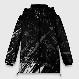 Женская зимняя куртка 3D с принтом LIL PEEP ЛИЛ ПИП в городе Новоалтайск, верх — 100% полиэстер; подкладка — 100% полиэстер; утеплитель — 100% полиэстер | длина ниже бедра, силуэт Оверсайз. Есть воротник-стойка, отстегивающийся капюшон и ветрозащитная планка. 

Боковые карманы с листочкой на кнопках и внутренний карман на молнии | beautiful | daddy | heart | life | lil | lilpeep | music | peep | rap | rapper | rip | tattoo | лил | лилпип | литл | лого | музыка | папочка | пип | рип | рожица | рэп | рэпер | рэперы | сердечко | сердце | символ | тату | татуировки
