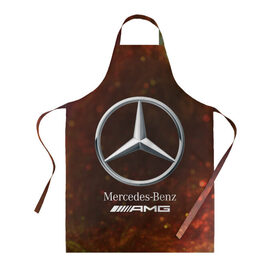 Фартук 3D с принтом MERCEDES / МЕРСЕДЕС в городе Новоалтайск, 100% полиэстер | общий размер — 65 х 85 см, ширина нагрудника — 26 см, горловина — 53 см, длина завязок — 54 см, общий обхват в поясе — 173 см. Принт на завязках и на горловине наносится с двух сторон, на основной части фартука — только с внешней стороны | amg | auto | bens | benz | logo | merc | mercedes | mercedes benz | mersedes | moto | star | vthctltc | авто | амг | бенц | звезда | класс | лого | логотип | мерин | мерс | мерседес | мерседес бенц | мото | символ | символы | ьуксувуы