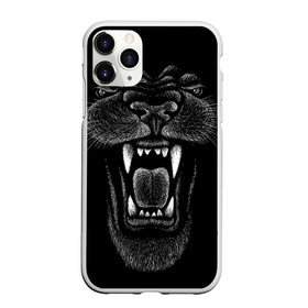 Чехол для iPhone 11 Pro Max матовый с принтом Черная пантера в городе Новоалтайск, Силикон |  | big | black | cat | danger | jungle | king | leopard | panter | panther | picture | большая | большой | джунглей | джунгли | зубы | король | кот | кошка | леопард | мелками | опасная | опасный | охотник | пантера | пасть | рисунок | хищник | 