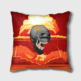 Подушка 3D с принтом PUBG Skull в городе Новоалтайск, наволочка – 100% полиэстер, наполнитель – холлофайбер (легкий наполнитель, не вызывает аллергию). | состоит из подушки и наволочки. Наволочка на молнии, легко снимается для стирки | action | battle | battleground | battlegrounds | chicken dinner | game | games | mmo | player | pubg | royal | royale | skull | spetcnaz | spetsnaz | steam | unknown | батл | баттл | в шлеме | игра | онлайн | роял | рояле | спецназ | спецназа | 