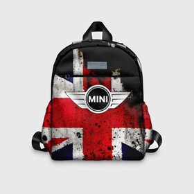 Детский рюкзак 3D с принтом Mini Cooper в городе Новоалтайск, 100% полиэстер | лямки с регулируемой длиной, сверху петелька, чтобы рюкзак можно было повесить на вешалку. Основное отделение закрывается на молнию, как и внешний карман. Внутри дополнительный карман. По бокам два дополнительных кармашка | bmw | mini | mini cooper | авто | англия | бмв | британия | великобритания | машина | мини | мини купер | тачка