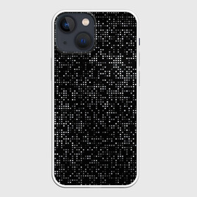 Чехол для iPhone 13 mini с принтом Блестящие полутона в городе Новоалтайск,  |  | Тематика изображения на принте: halftone | hi tech | net | nets | pattern | shiny | square | texture | web | битная | биты | блестит | блестящие | в квадратик | в клетку | в клеточку | в сетку | квадратики | квадраты | паттерн | полутона | светятся | светящиеся