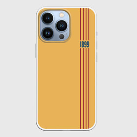 Чехол для iPhone 13 Pro с принтом BARCELONA 1899 в городе Новоалтайск,  |  | Тематика изображения на принте: barcelona | champions | fc | fc barcelona 20 21 | fcb | football club | league | lionel | messi | spain | sport | барселона | испания | лига | лионель | месси | спортивные | униформа | фирменые цвета | фк | футбольный клуб | чемпионов