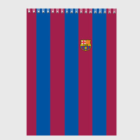 Скетчбук с принтом FC Barcelona 20 21 в городе Новоалтайск, 100% бумага
 | 48 листов, плотность листов — 100 г/м2, плотность картонной обложки — 250 г/м2. Листы скреплены сверху удобной пружинной спиралью | barcelona | champions | fc | fc barcelona 20 21 | fcb | football club | league | lionel | messi | spain | sport | барселона | испания | лига | лионель | месси | спортивные | униформа | фирменые цвета | фк | футбольный клуб | чемпионов