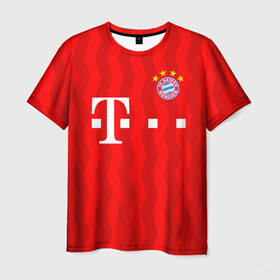 Мужская футболка 3D с принтом FC Bayern Munchen в городе Новоалтайск, 100% полиэфир | прямой крой, круглый вырез горловины, длина до линии бедер | bayern | bayern munchen | champions league | fc bayern munchen | germany | munchen | бавария | германия | левандовски | лига чемпионов | мюнхен | рибери | роббен