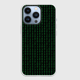 Чехол для iPhone 13 Pro с принтом Бинарный код в городе Новоалтайск,  |  | 1 и 0 | binary | computer | green | matrix | programming | stream | streaming | system | бинарный | буквы | двоичная | двоичный | единицы | зеленые | код | кода | компьютерный | матрица | нули | поток | программирование | символы