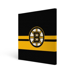 Холст квадратный с принтом BOSTON BRUINS NHL в городе Новоалтайск, 100% ПВХ |  | black | boston | bruins | hockey | ice | logo | nhl | sport | usa | бостон | брюинз | логотип | нхл | спорт | хоккей