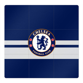 Магнитный плакат 3Х3 с принтом FC CHELSEA в городе Новоалтайск, Полимерный материал с магнитным слоем | 9 деталей размером 9*9 см | Тематика изображения на принте: chelsea | england | football | london | sport | абрамович | логотип | лондон | спорт | футбол | челси