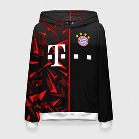 Женская толстовка 3D с принтом FC Bayern Munchen Форма в городе Новоалтайск, 100% полиэстер  | двухслойный капюшон со шнурком для регулировки, мягкие манжеты на рукавах и по низу толстовки, спереди карман-кенгуру с мягким внутренним слоем. | bayern | bayern munchen | champions league | fc bayern munchen | germany | munchen | бавария | германия | левандовски | лига чемпионов | мюнхен | рибери | роббен