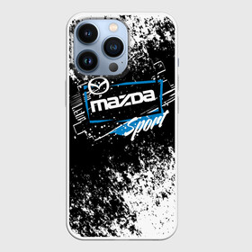 Чехол для iPhone 13 Pro с принтом MAZDA SPORT в городе Новоалтайск,  |  | Тематика изображения на принте: auto | autosport | avto | car | mazda | race | road | sport | street racing | авто | автоспорт | гонки | дорога | мазда | марка | машина | спорт | тачка | трасса