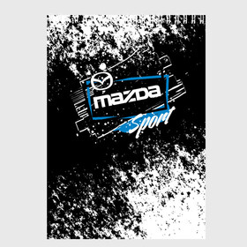 Скетчбук с принтом MAZDA SPORT в городе Новоалтайск, 100% бумага
 | 48 листов, плотность листов — 100 г/м2, плотность картонной обложки — 250 г/м2. Листы скреплены сверху удобной пружинной спиралью | Тематика изображения на принте: auto | autosport | avto | car | mazda | race | road | sport | street racing | авто | автоспорт | гонки | дорога | мазда | марка | машина | спорт | тачка | трасса