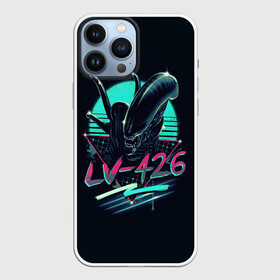 Чехол для iPhone 13 Pro Max с принтом The Alien в городе Новоалтайск,  |  | Тематика изображения на принте: alien | арт | геометрия | неон | чужой