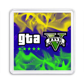 Магнит 55*55 с принтом GTA 5 / ГТА 5 в городе Новоалтайск, Пластик | Размер: 65*65 мм; Размер печати: 55*55 мм | Тематика изображения на принте: andreas | auto | game | games | grand | gta | gta 5 | gta online | gta5 | gtaonline | logo | online | san | theft | unf | автоугонщик | андреас | великий | гта | гта 5 | гта онлайн | гта5 | гтаонлайн | игра | игры | лого | логотипы | онлайн | пеф