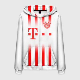Мужская толстовка 3D на молнии с принтом FC Bayern Munchen 2020 в городе Новоалтайск, 100% полиэстер | длина до линии бедра, манжеты и пояс оформлены мягкой тканевой резинкой, двухслойный капюшон со шнурком для регулировки, спереди молния, по бокам два кармана | bayern | bayern amateure | bayern munchen | champions league | fc bayern munchen | germany | munchen | бавария | германия | левандовски | лига чемпионов | мюнхен | рибери | роббен