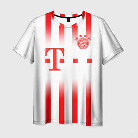 Мужская футболка 3D с принтом FC Bayern Munchen 2020 в городе Новоалтайск, 100% полиэфир | прямой крой, круглый вырез горловины, длина до линии бедер | bayern | bayern amateure | bayern munchen | champions league | fc bayern munchen | germany | munchen | бавария | германия | левандовски | лига чемпионов | мюнхен | рибери | роббен