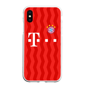 Чехол для iPhone XS Max матовый с принтом FC Bayern Munchen униформа в городе Новоалтайск, Силикон | Область печати: задняя сторона чехла, без боковых панелей | bayern | bayern amateure | bayern munchen | champions league | fc bayern munchen | germany | munchen | бавария | германия | левандовски | лига чемпионов | мюнхен | рибери | роббен