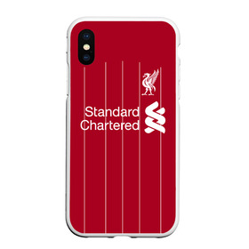 Чехол для iPhone XS Max матовый с принтом Liverpool FC в городе Новоалтайск, Силикон | Область печати: задняя сторона чехла, без боковых панелей | football | liverpool fc | liverpool football club | soccer | uefa | англия | клуб | ливерпуль | лига | матч | мяч | спорт | уефа | футбол | хендерсон