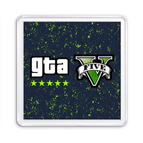 Магнит 55*55 с принтом GTA 5 / ГТА 5 в городе Новоалтайск, Пластик | Размер: 65*65 мм; Размер печати: 55*55 мм | Тематика изображения на принте: andreas | auto | game | games | grand | gta | gta 5 | gta online | gta5 | gtaonline | logo | online | san | theft | unf | автоугонщик | андреас | великий | гта | гта 5 | гта онлайн | гта5 | гтаонлайн | игра | игры | лого | логотипы | онлайн | пеф