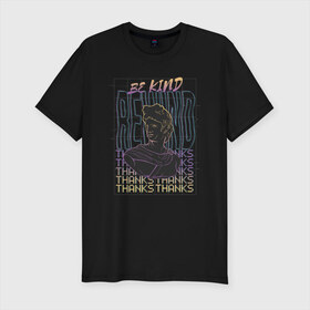 Мужская футболка премиум Vaporwave Be Kind Rewind: в городе Новоалтайск, 92% хлопок, 8% лайкра | приталенный силуэт, круглый вырез ворота, длина до линии бедра, короткий рукав | aesthetic | art | audio | av | david | glitch | pink | retrowave | statue | thanks | vaporwave | vhs | video | арт | аудио | бюст | видео | вхс | давид | давида | искусство | кандзи | кассета | кассеты | ретровейв | спасибо | статуя | тренд